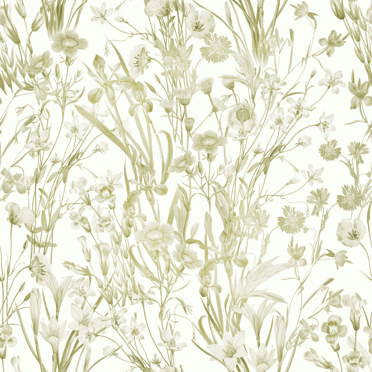 Summer Meadow Wallpaper⁠ in your room — zoomed