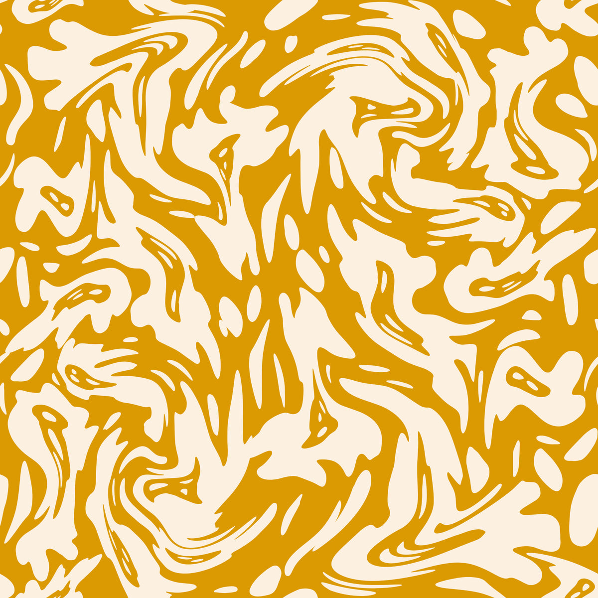 Summer Swirls Wallpaper⁠ in your room — zoomed