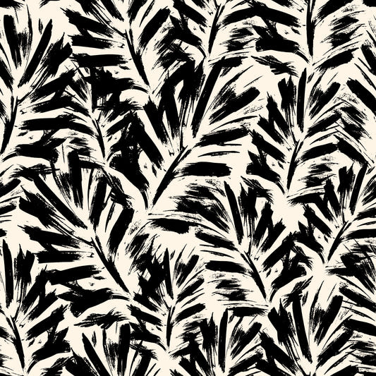 Hand Painted Leaves Wallpaper⁠