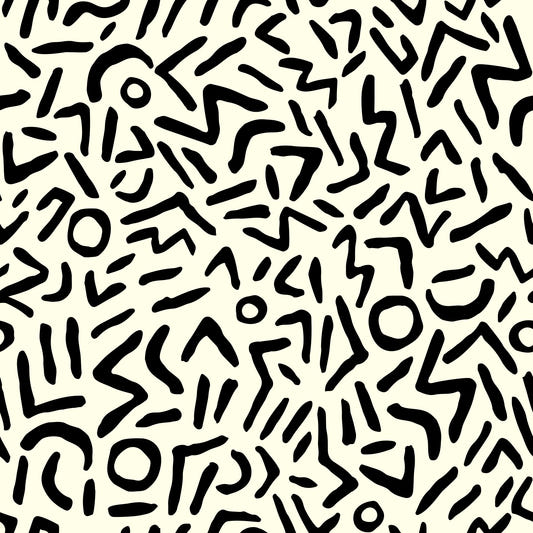Hand Drawn Abstract Tribal Wallpaper⁠