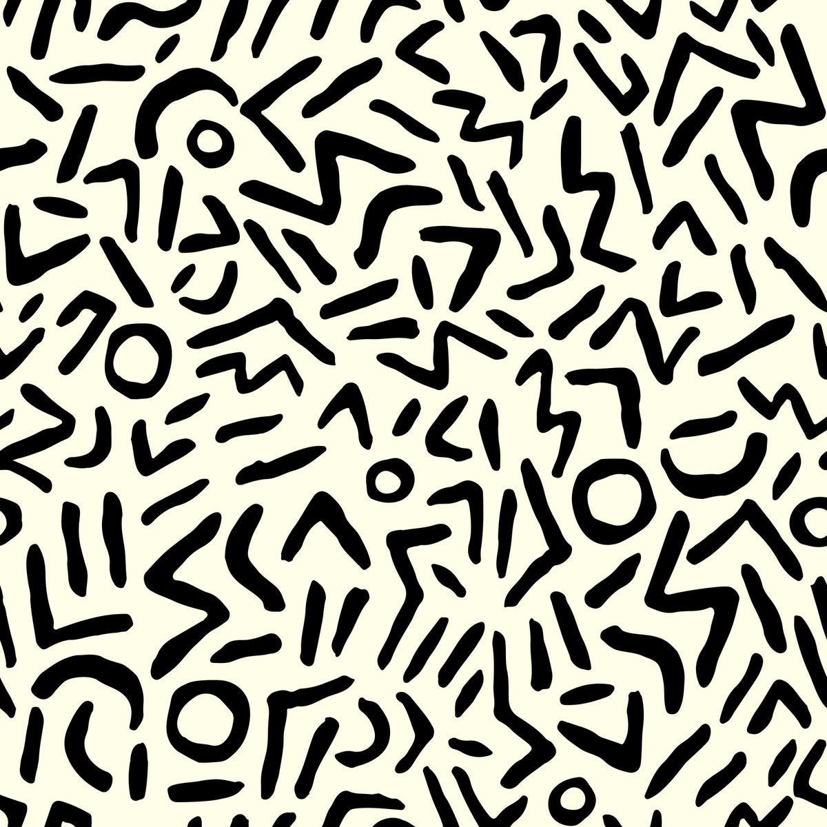 Hand Drawn Abstract Tribal Wallpaper⁠