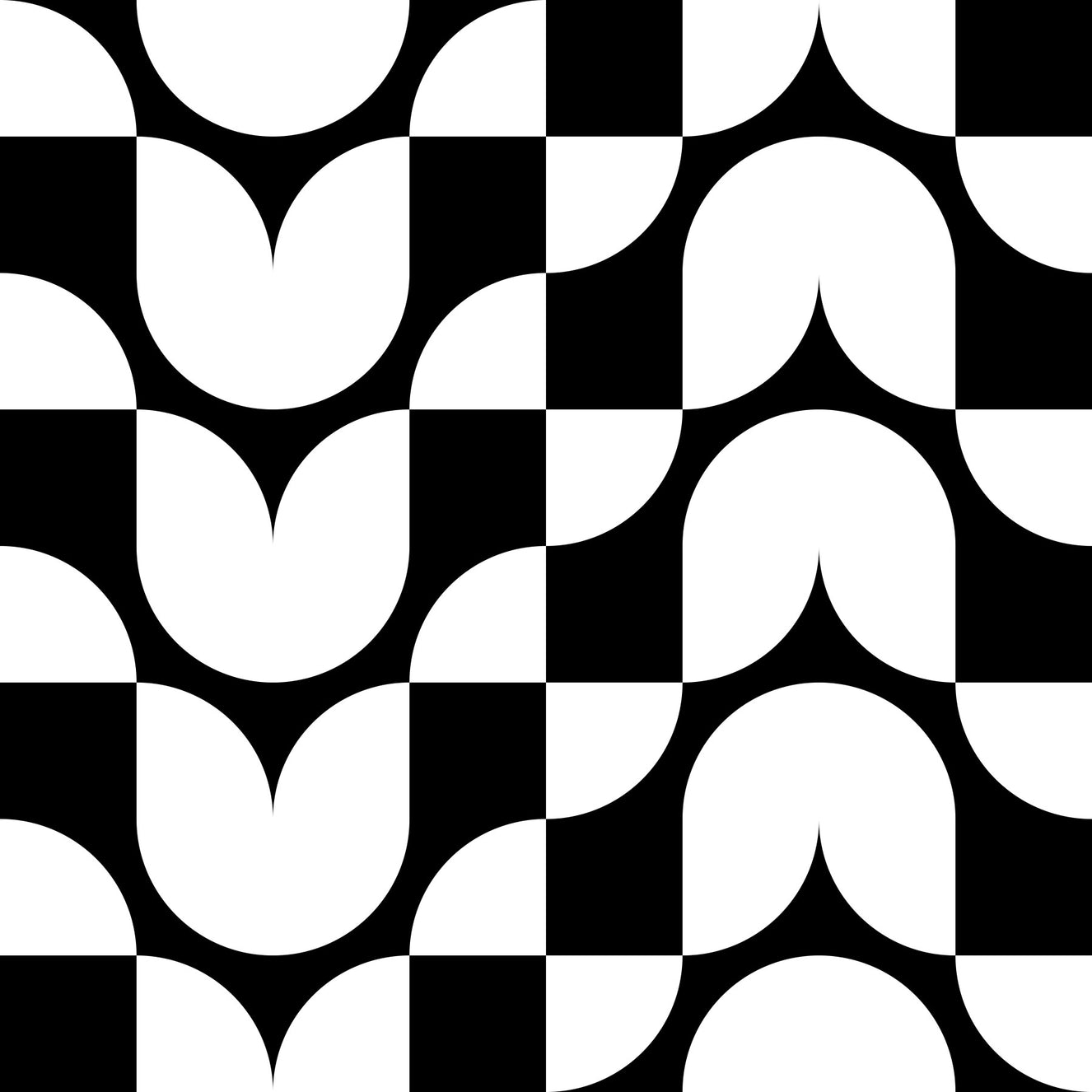 Geometric Tulips Wallpaper⁠