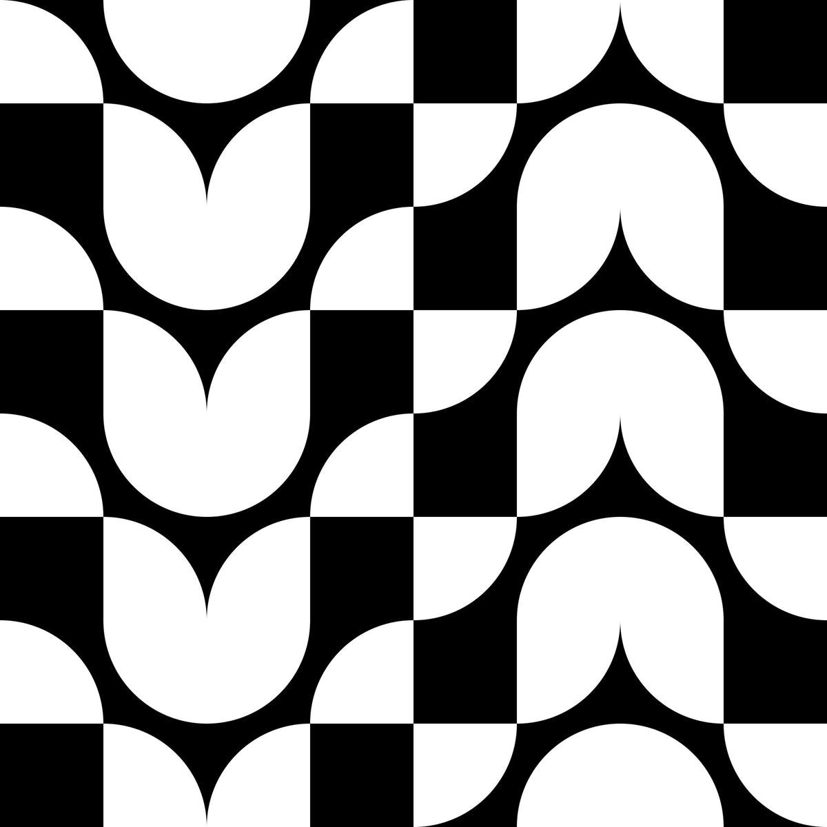Geometric Tulips Wallpaper⁠ in your room — zoomed