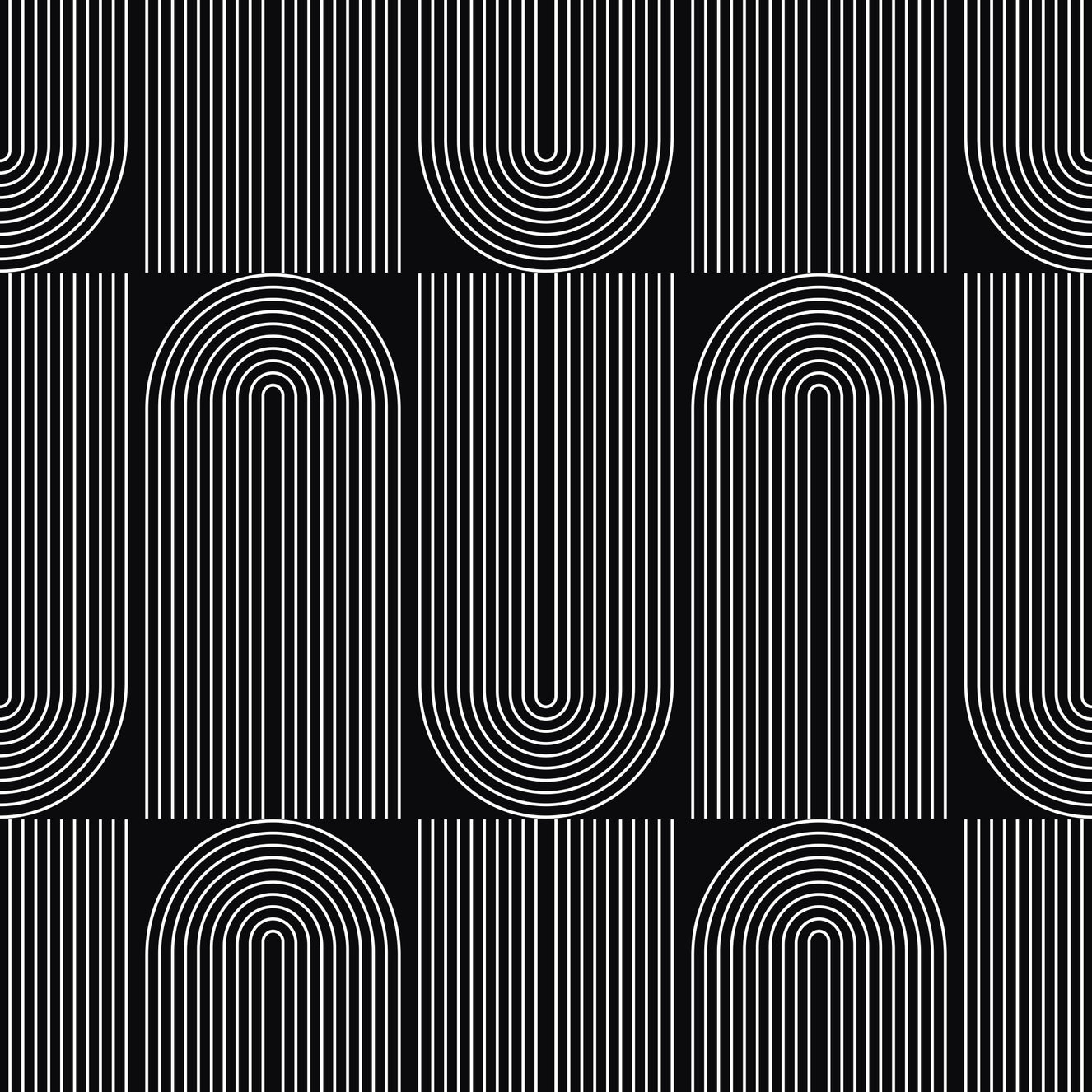 Geometric Outlined Wallpaper Wallpaper⁠
