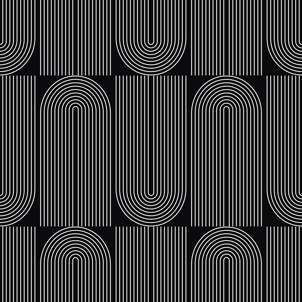 Geometric Outlined Wallpaper Wallpaper⁠