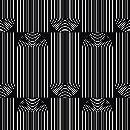 Geometric Outlined Wallpaper Wallpaper⁠