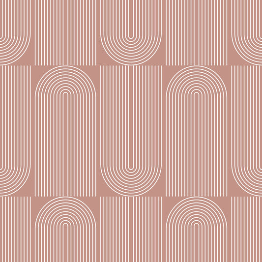 Creamy Geometric Outlined Wallpaper Wallpaper⁠