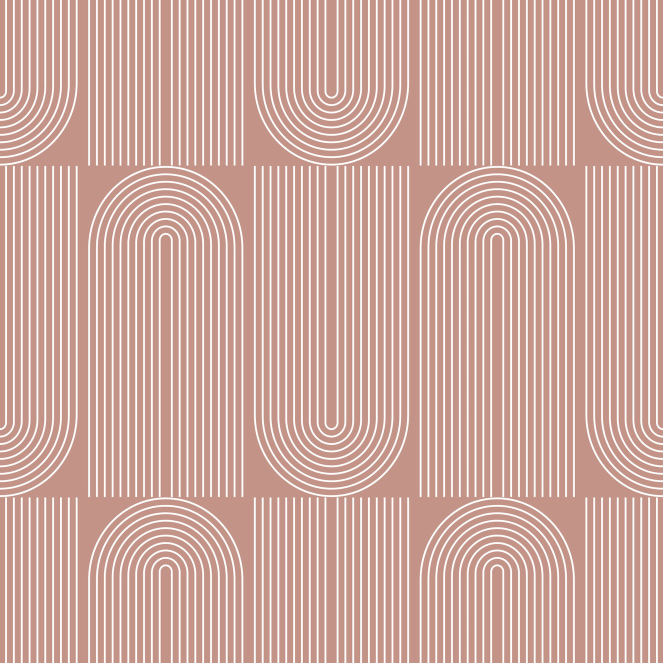 Creamy Geometric Outlined Wallpaper Wallpaper⁠