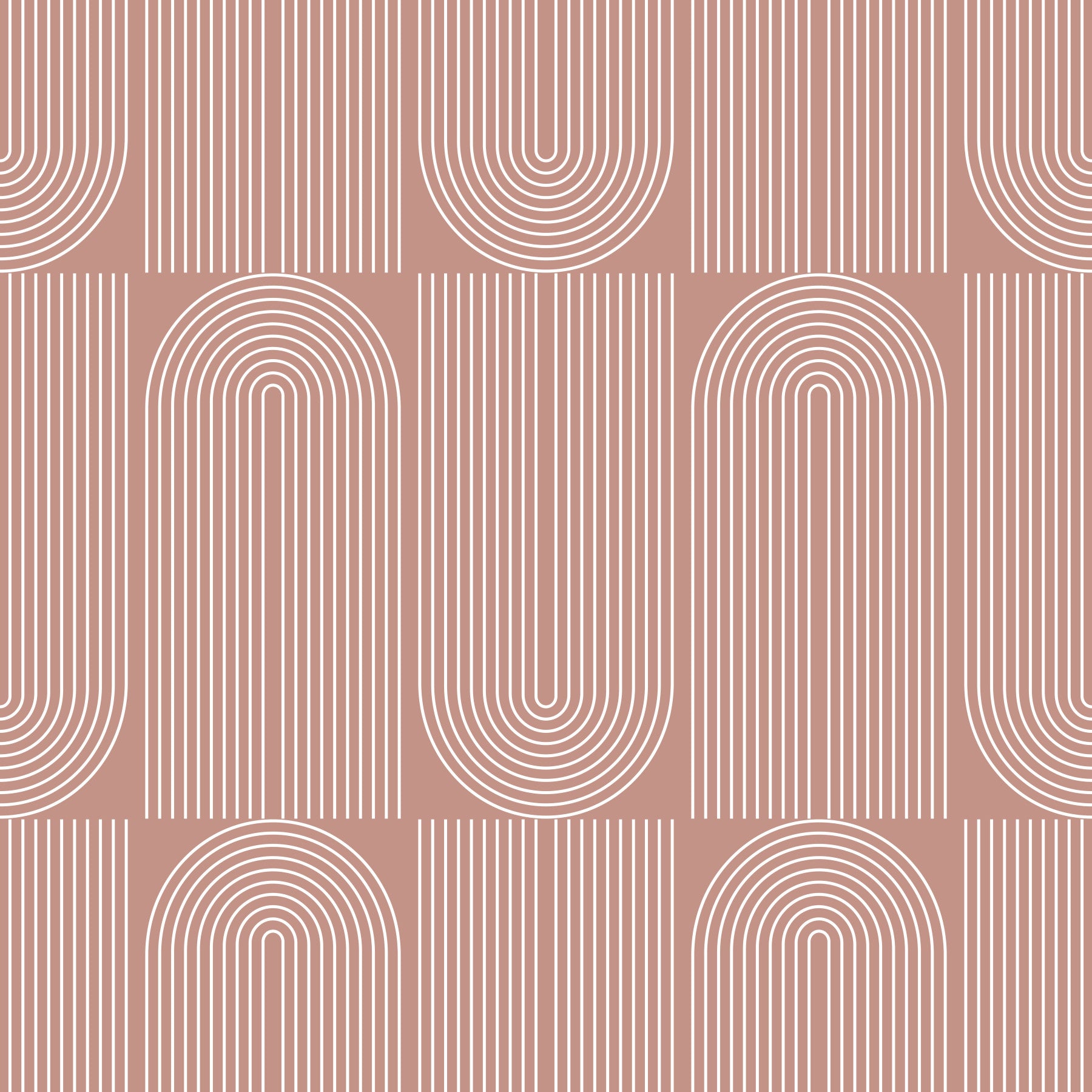 Creamy Geometric Outlined Wallpaper Wallpaper⁠