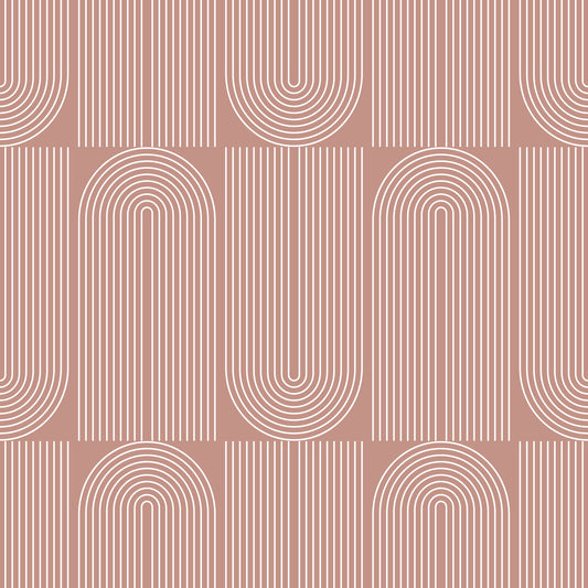 Creamy Geometric Outlined Wallpaper Wallpaper⁠