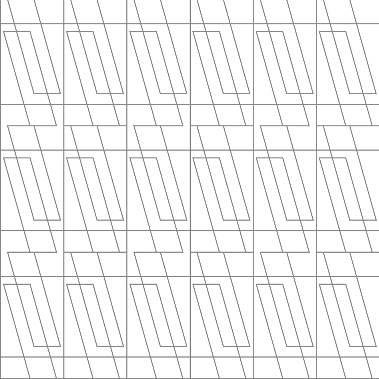 Geometric Outline Rhythm Wallpaper⁠