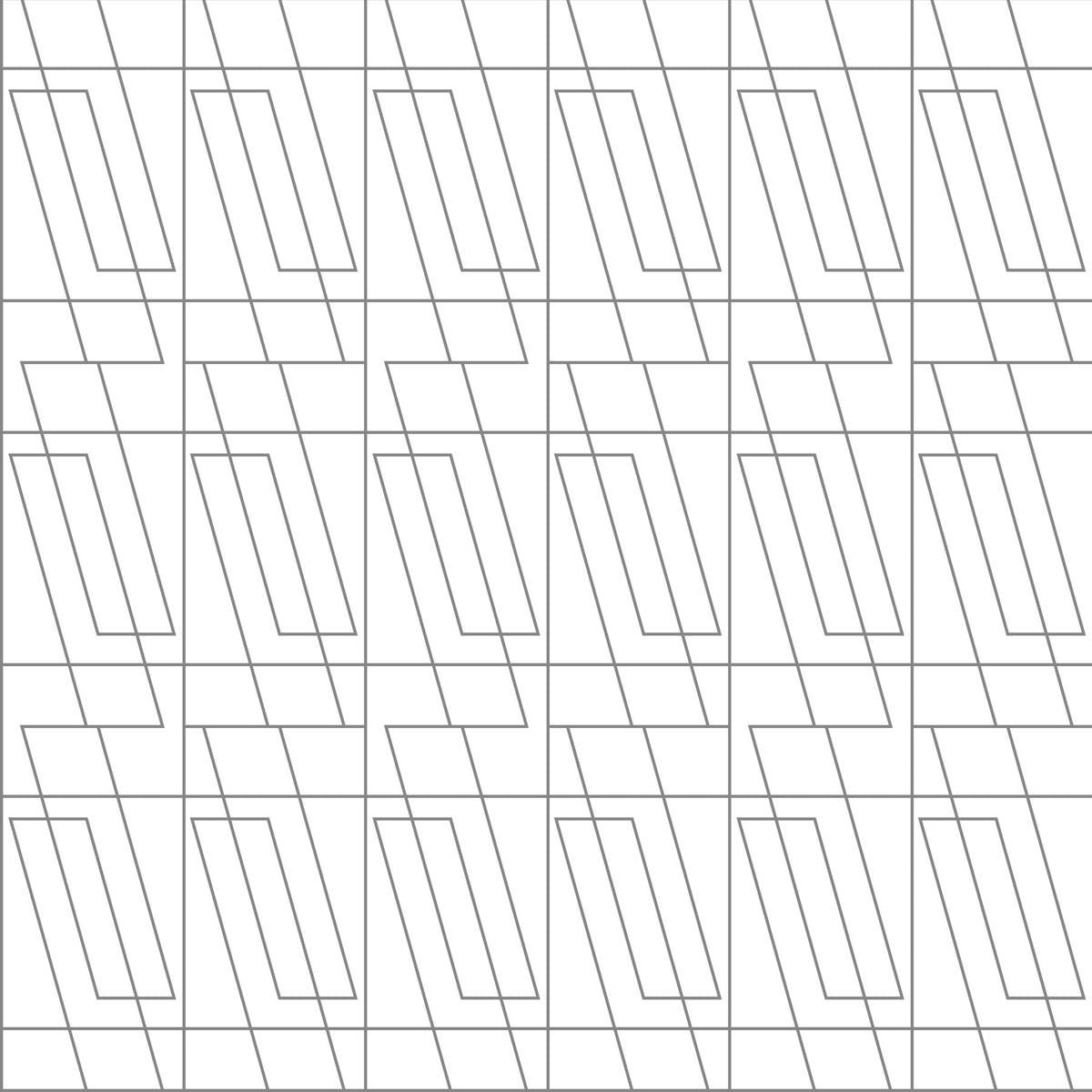Geometric Outline Rhythm Wallpaper⁠