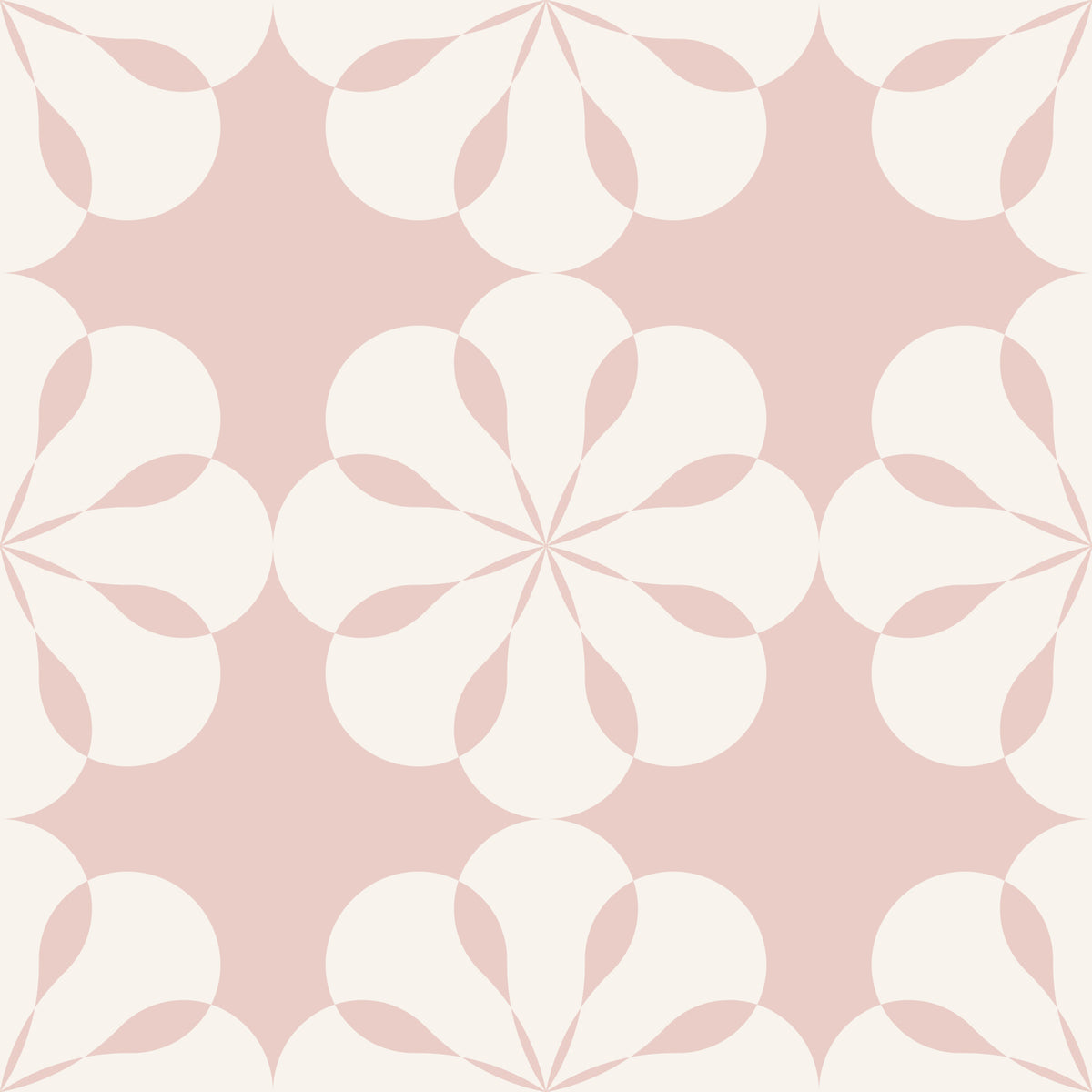 Geometric Flower Cutouts Wallpaper⁠