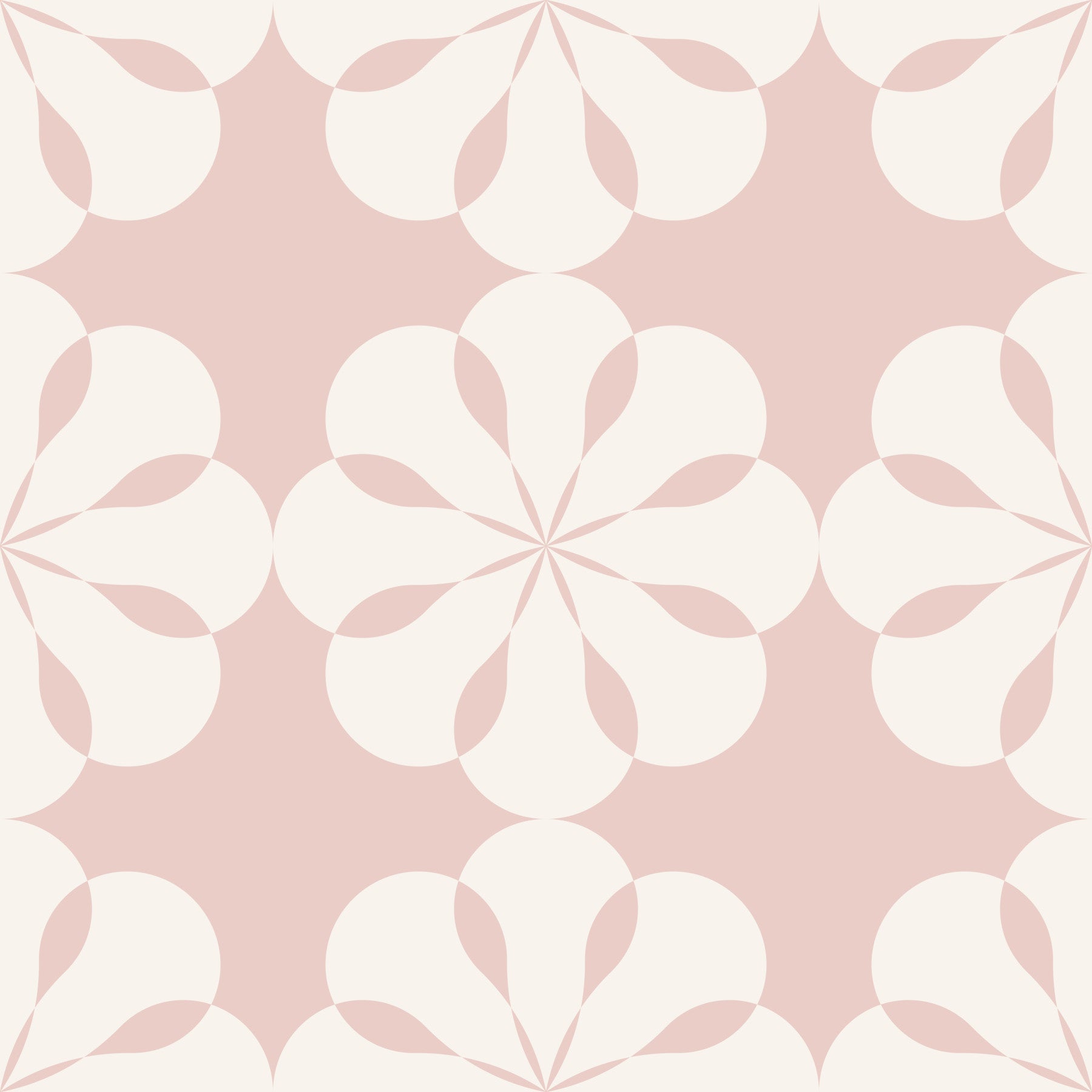 Geometric Flower Cutouts Wallpaper⁠