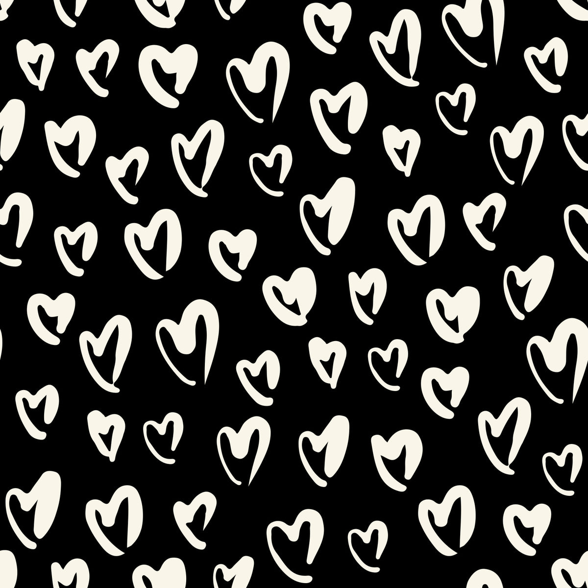 Fluffy Hearts Wallpaper⁠ in your room — zoomed
