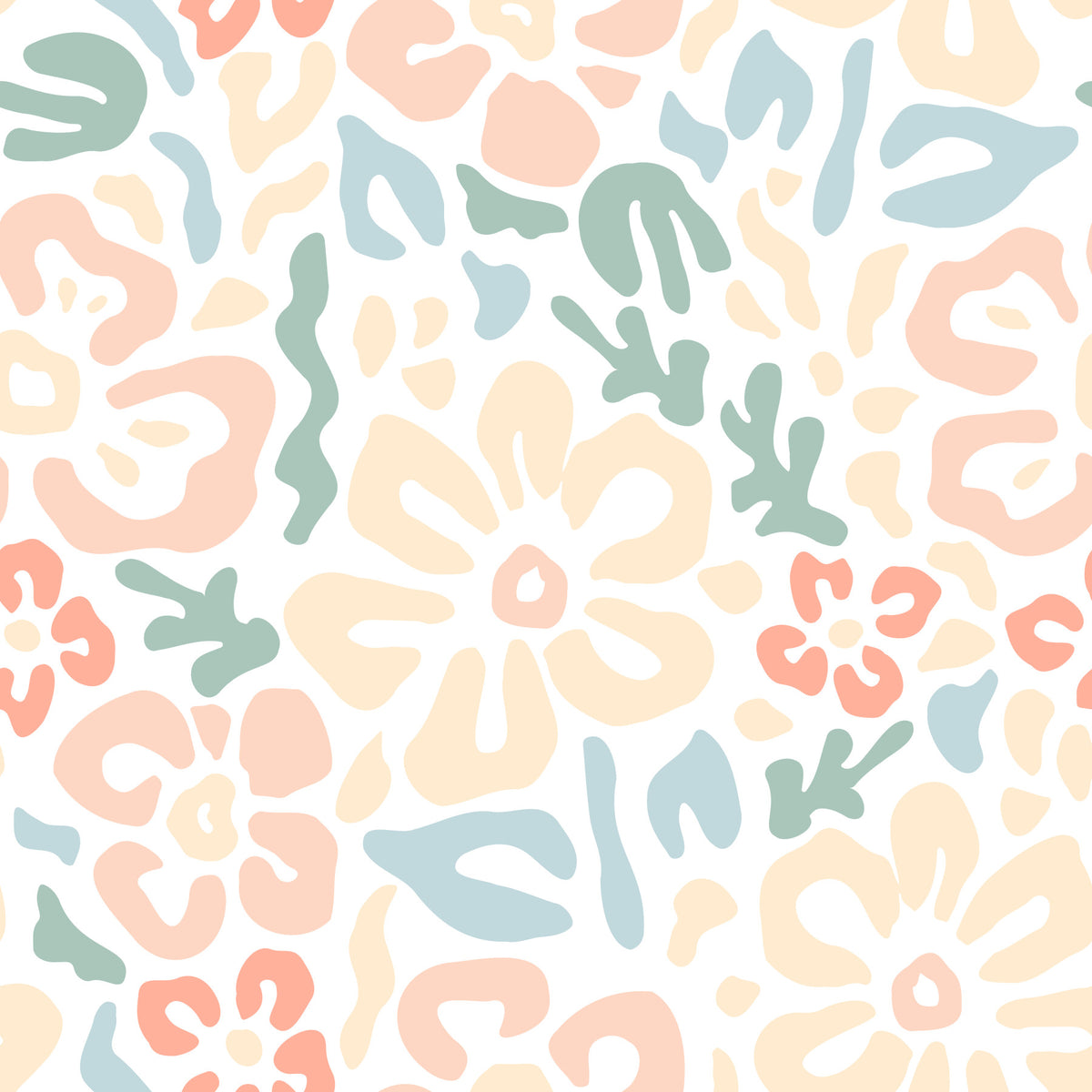 Cute Summer Flowers Wallpaper⁠ in your room — zoomed