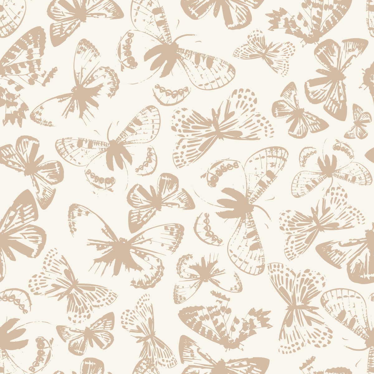 Boho Butterflies Wallpaper⁠ in your room — zoomed