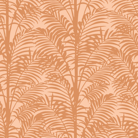 Orange Palm Shapes Wallpaper⁠