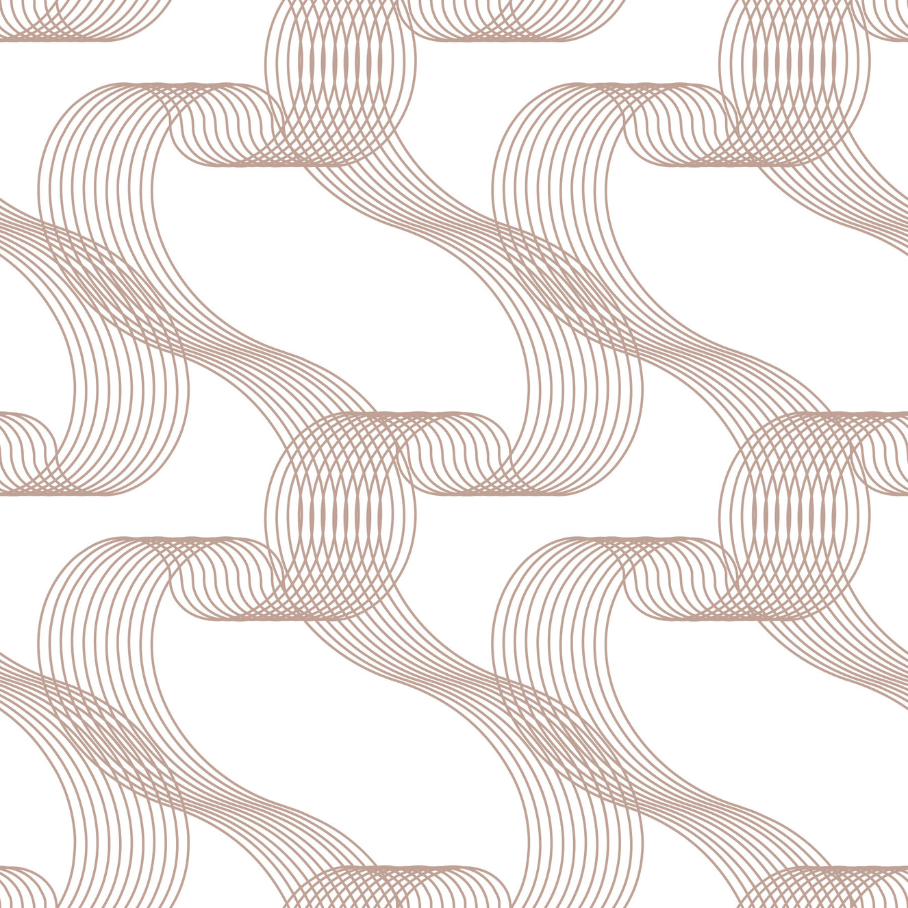 Bright Linear Oytline Waves Wallpaper⁠