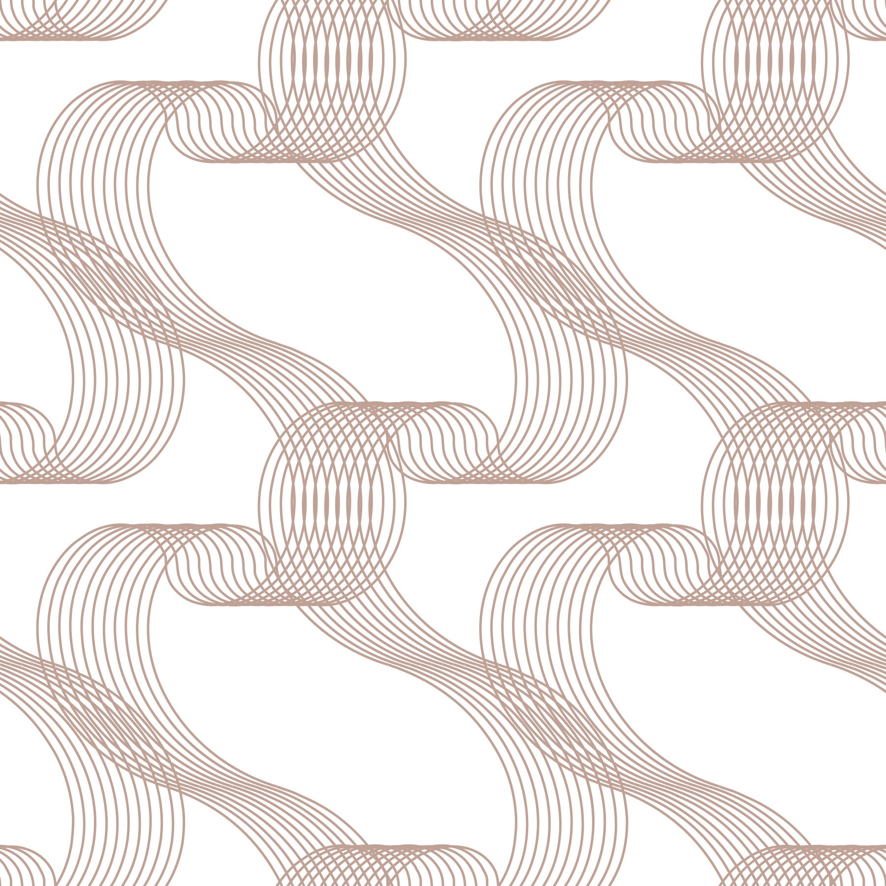 Bright Linear Oytline Waves Wallpaper⁠