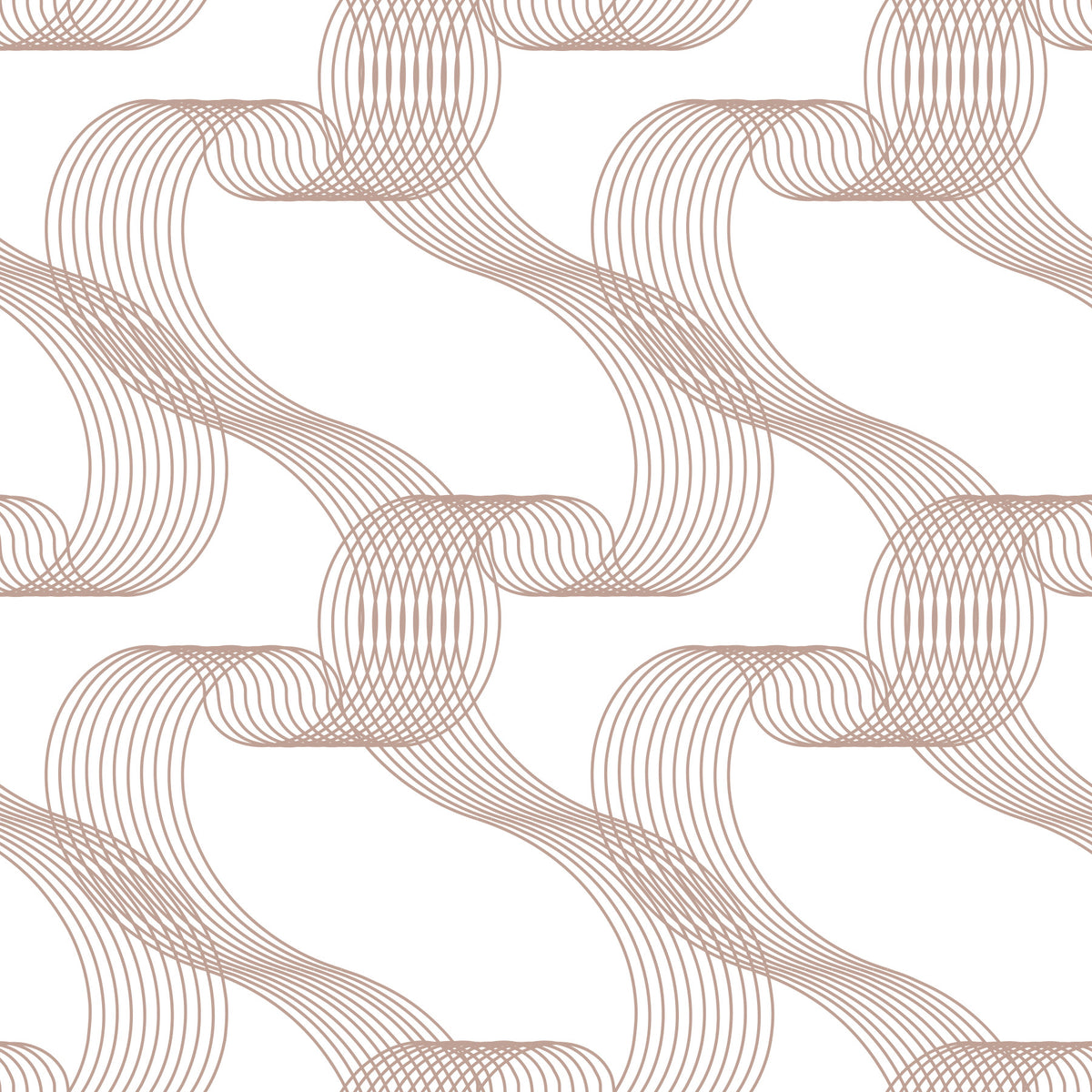 Bright Linear Oytline Waves Wallpaper⁠ in your room — zoomed