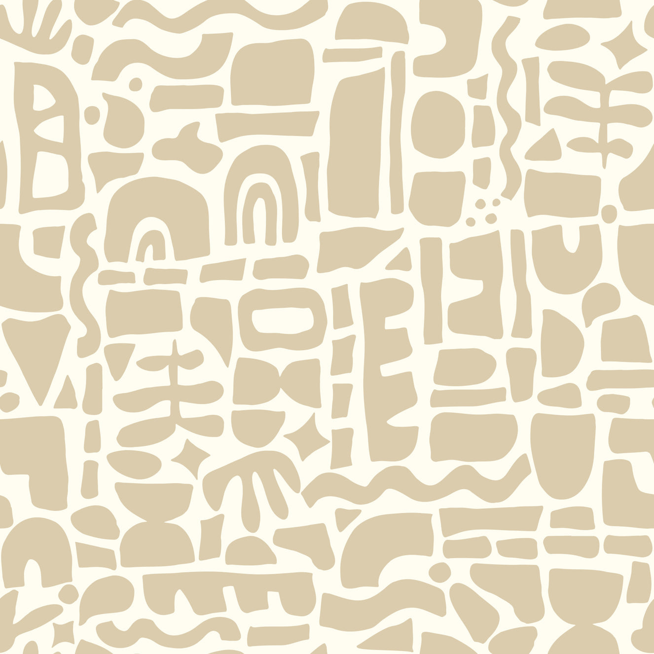 Bright Cut-out Shapes Wallpaper⁠