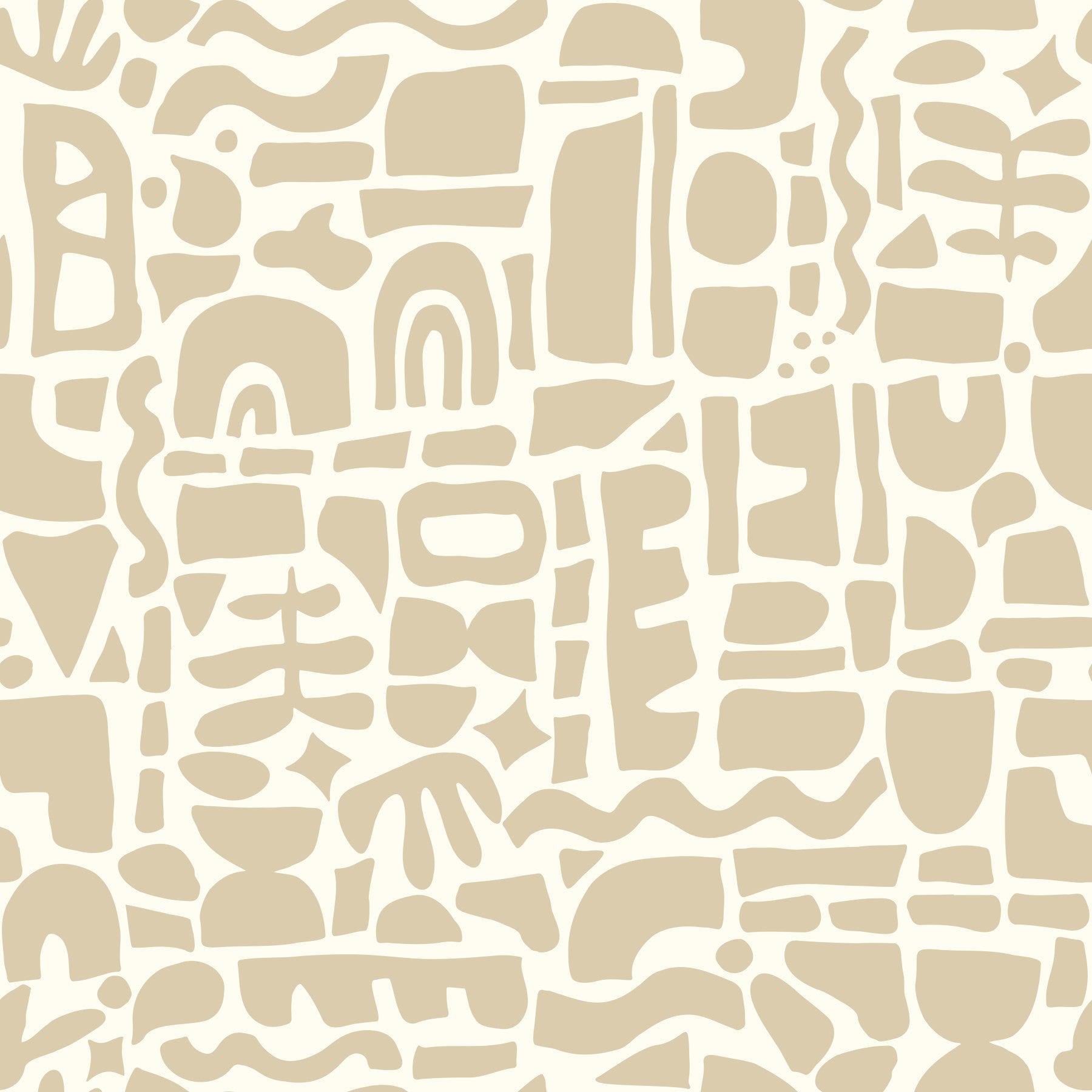 Bright Cut-out Shapes Wallpaper⁠