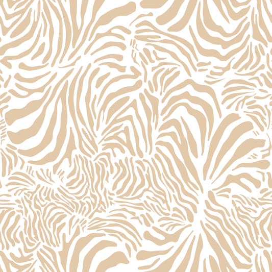 Creamy Zebra Wallpaper⁠