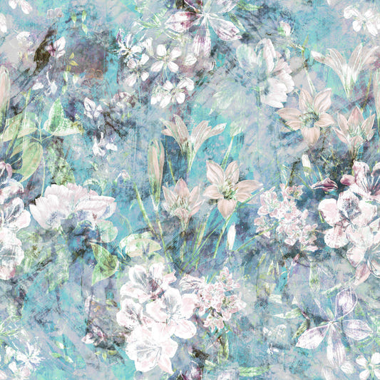 Foggy Floral Wallpaper Wallpaper⁠