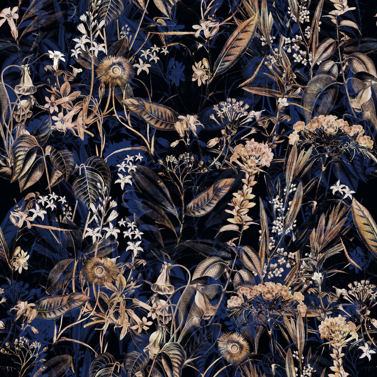 Golden Ornament Wallpaper⁠ in your room — zoomed