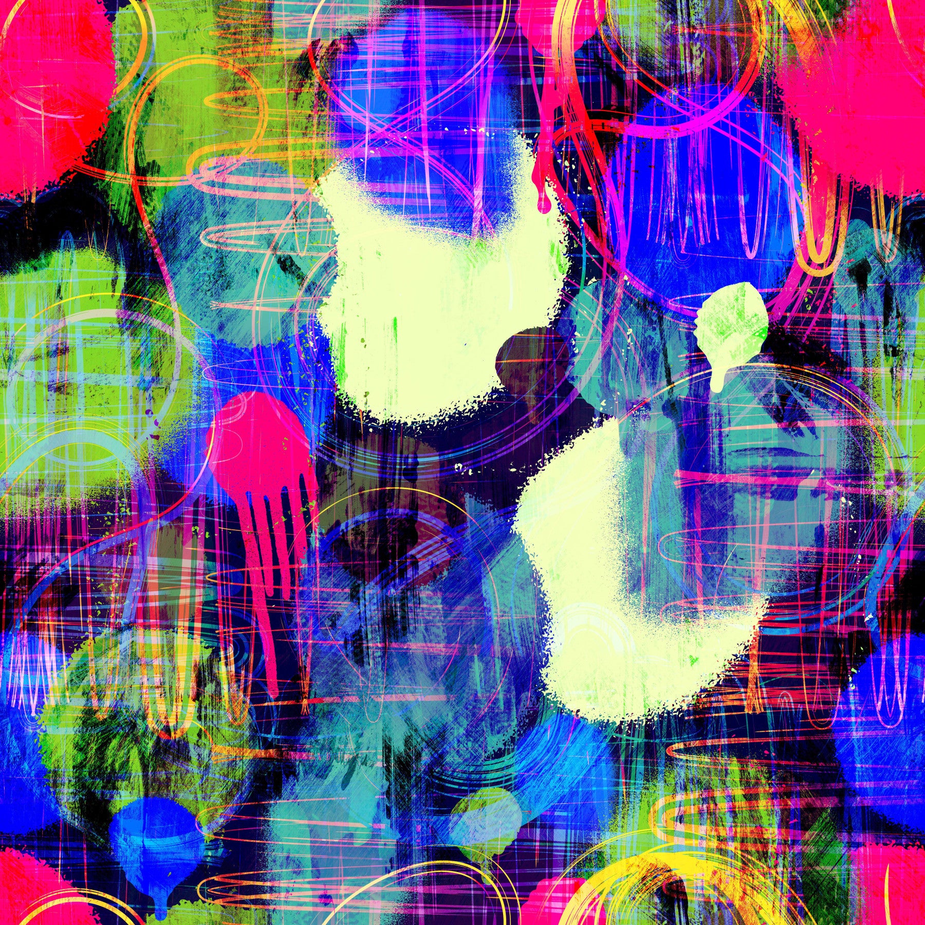 Colorful Street Wall Wallpaper⁠
