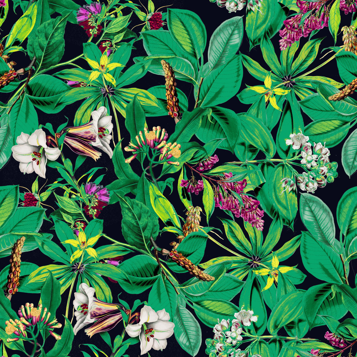 Green Garden Wallpaper⁠ in your room — zoomed