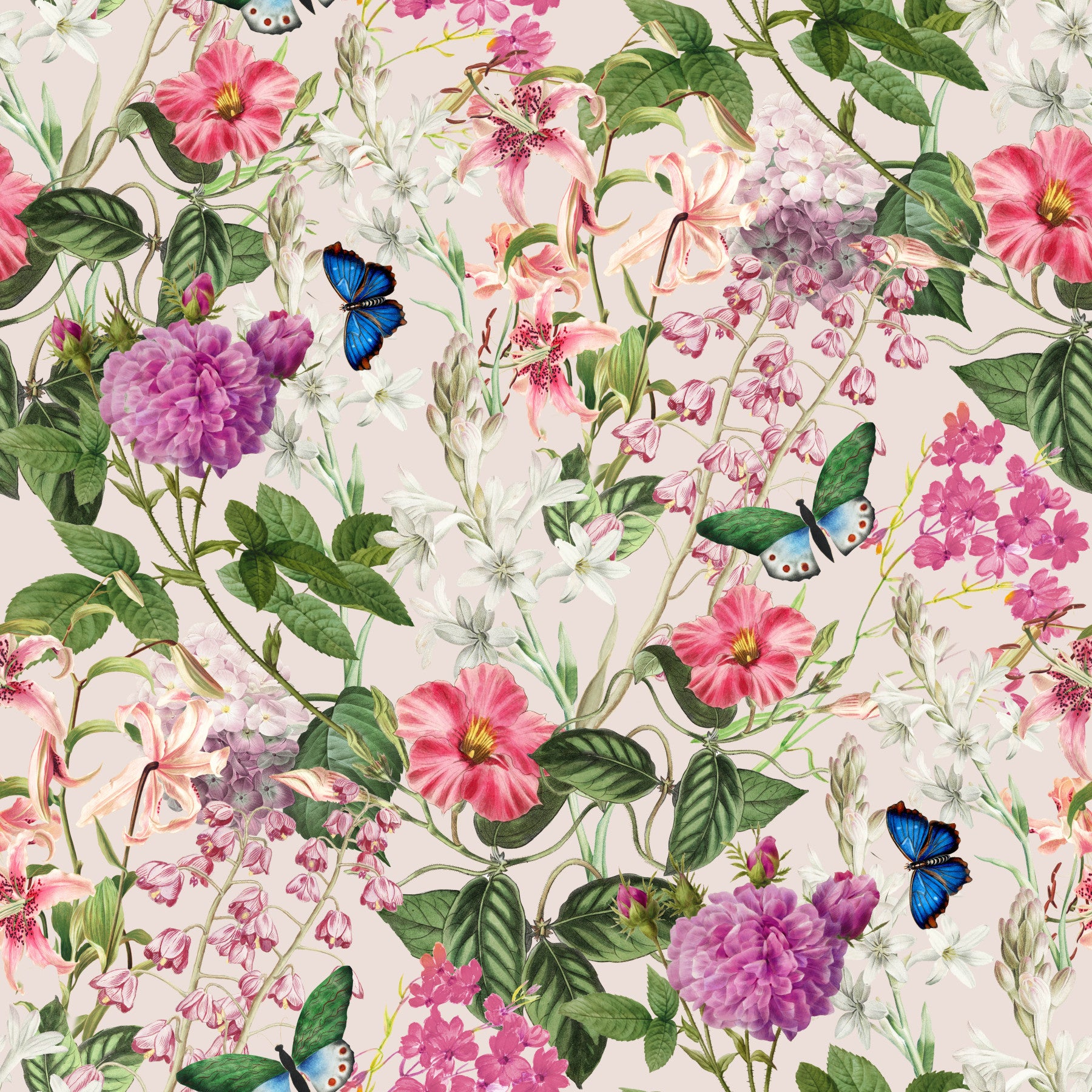 Pink Floral Wallpaper⁠