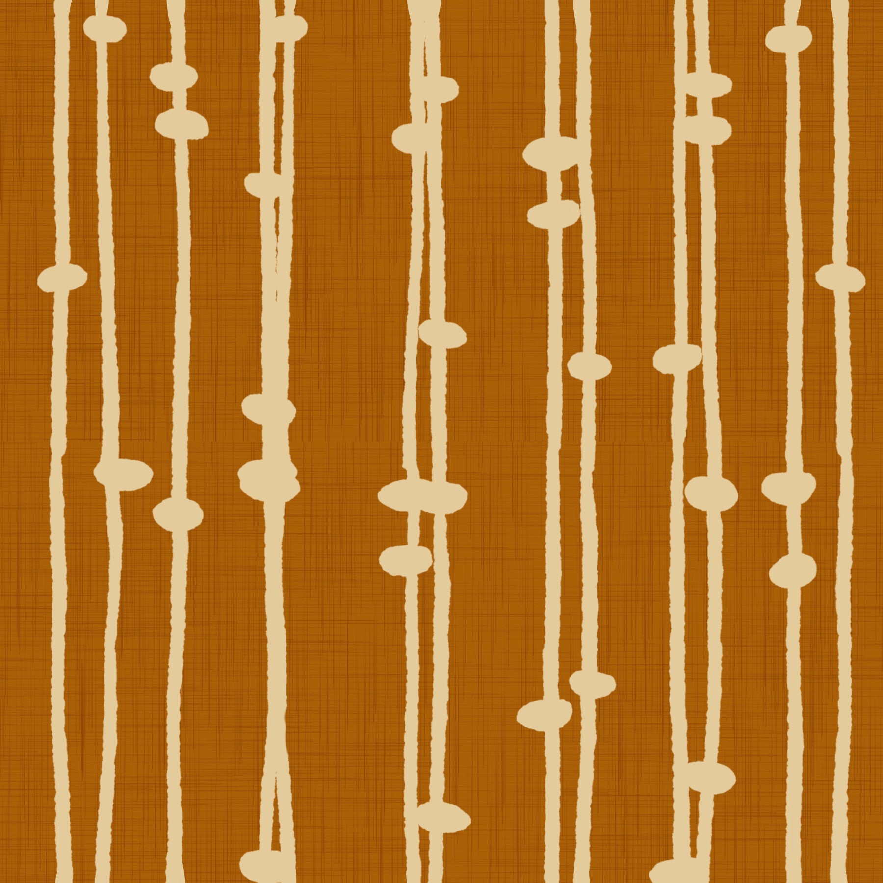 Boho Jewel Tone Stripes Retro Terracotta  Wallpaper⁠