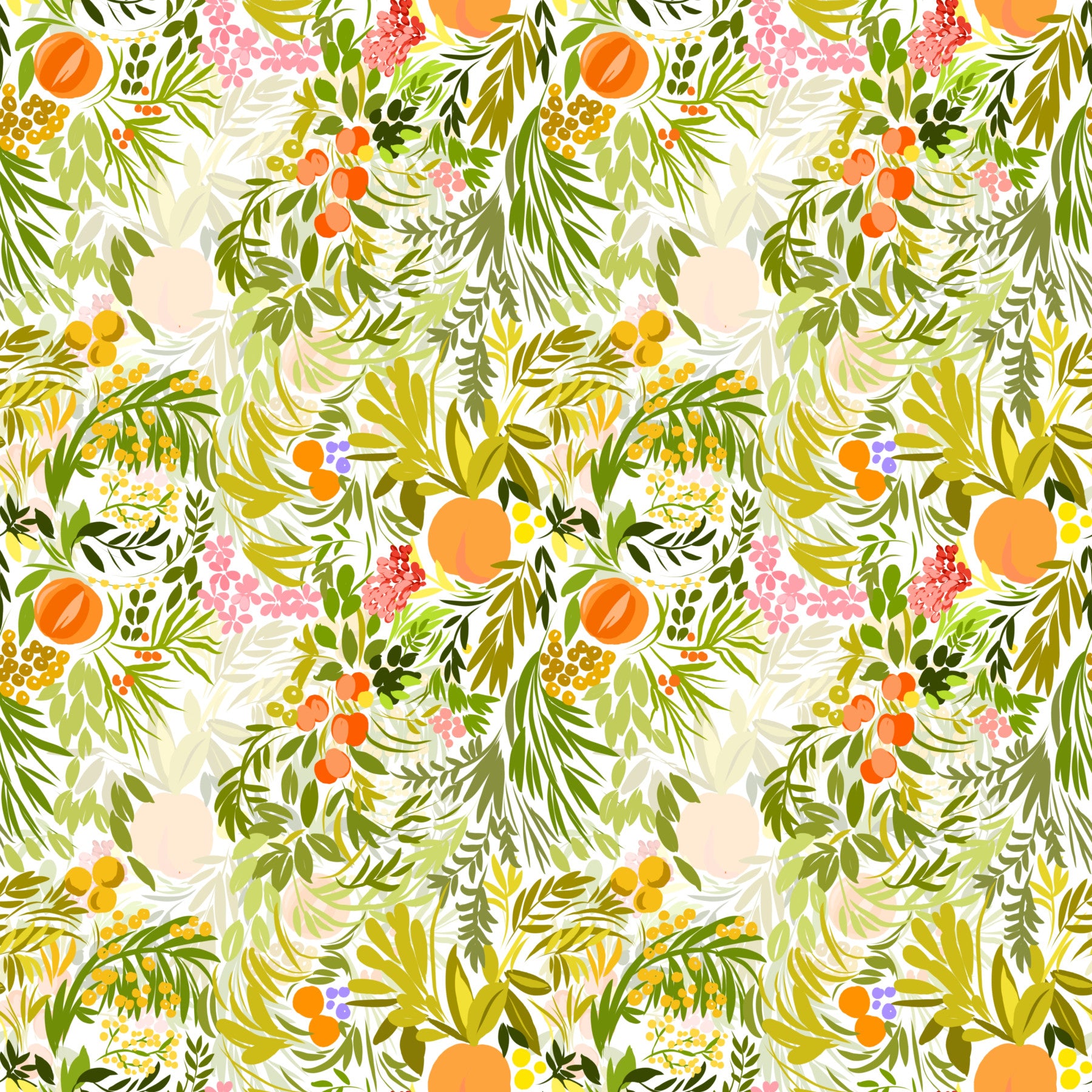 Citrus Bloom Wallpaper⁠