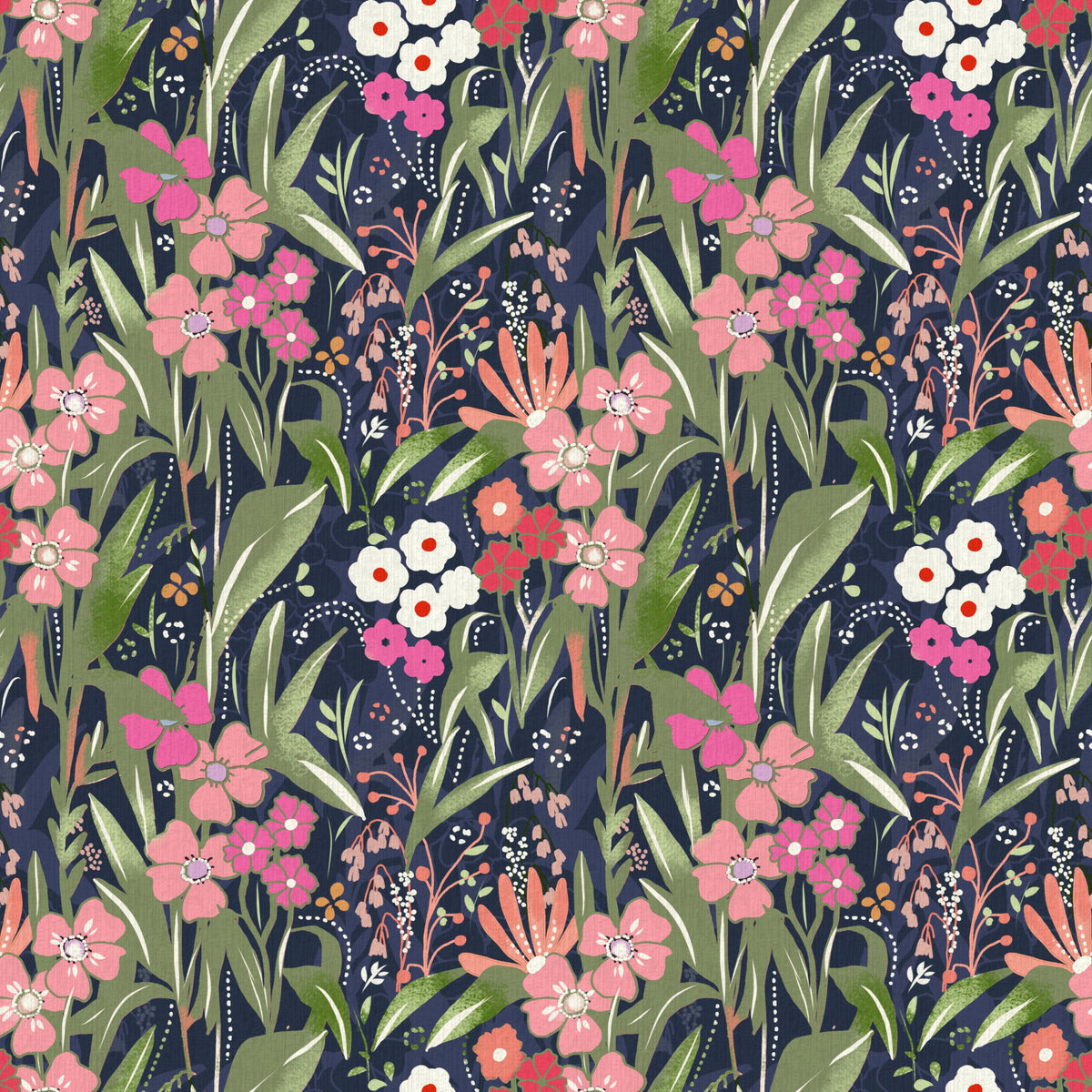 Bloom Night Flowers Wallpaper⁠