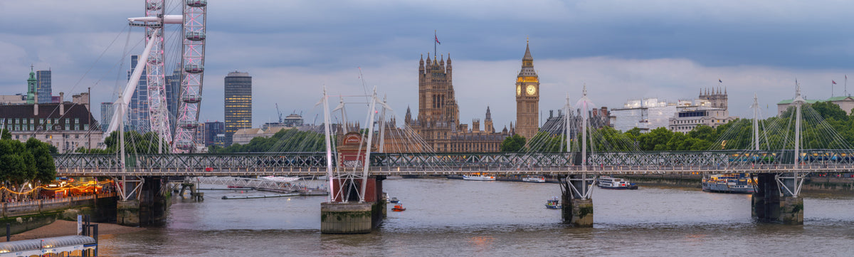 London Evening Glow Wall Mural