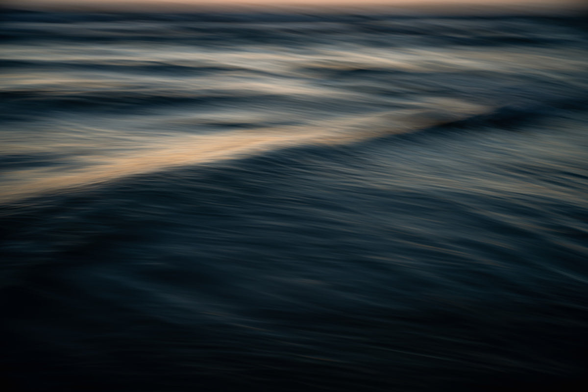 The Uniqueness of Waves XXXII Wall Mural in your room — zoomed