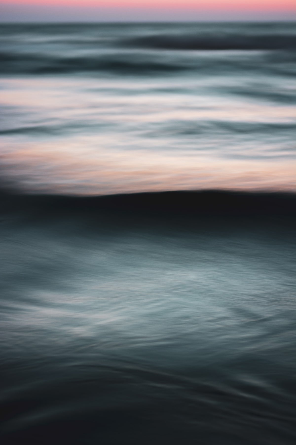 The Uniqueness of Waves XXVIII Wall Mural in your room — zoomed