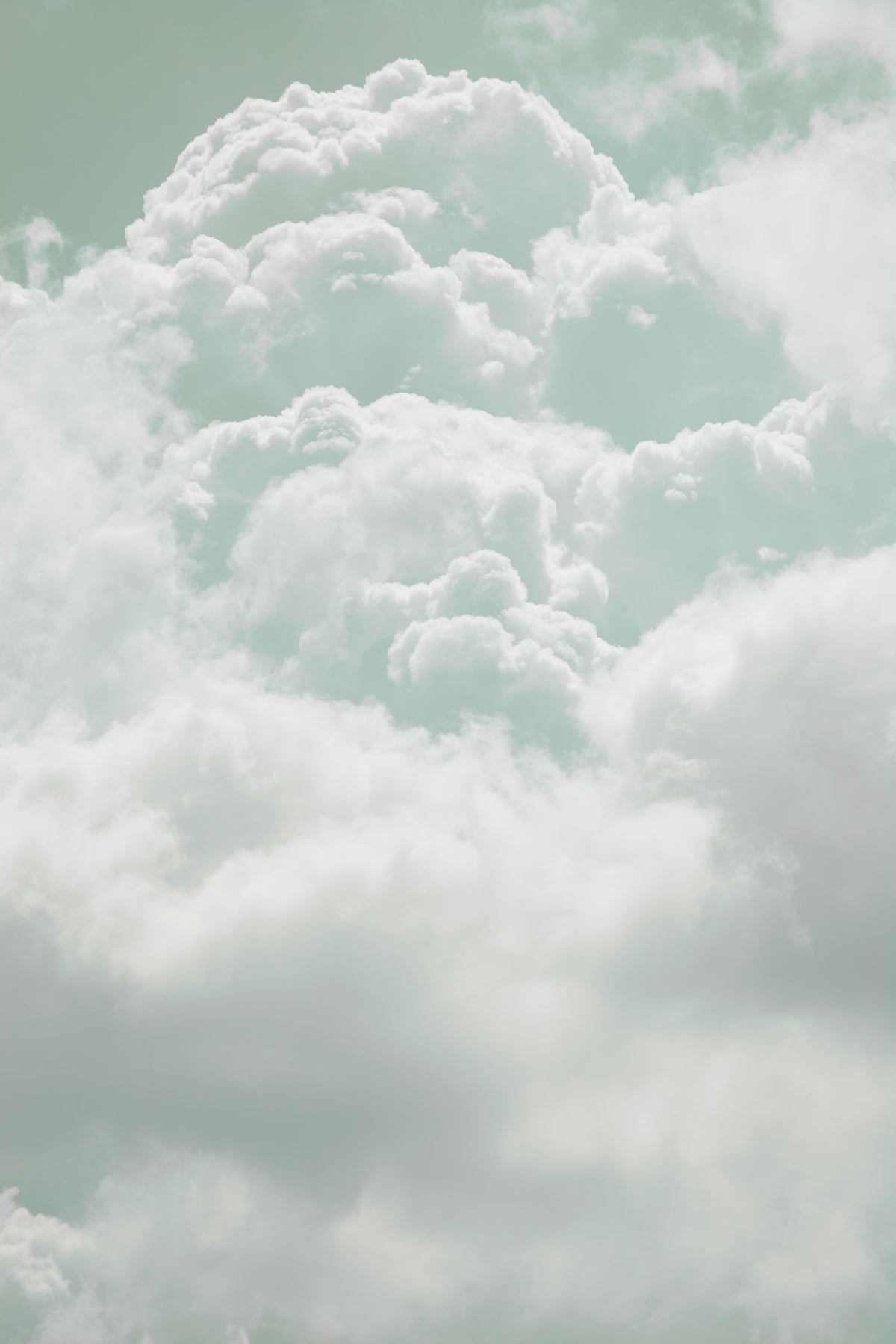 Cloud Dancer Wallpaper Mural in your room — zoomed