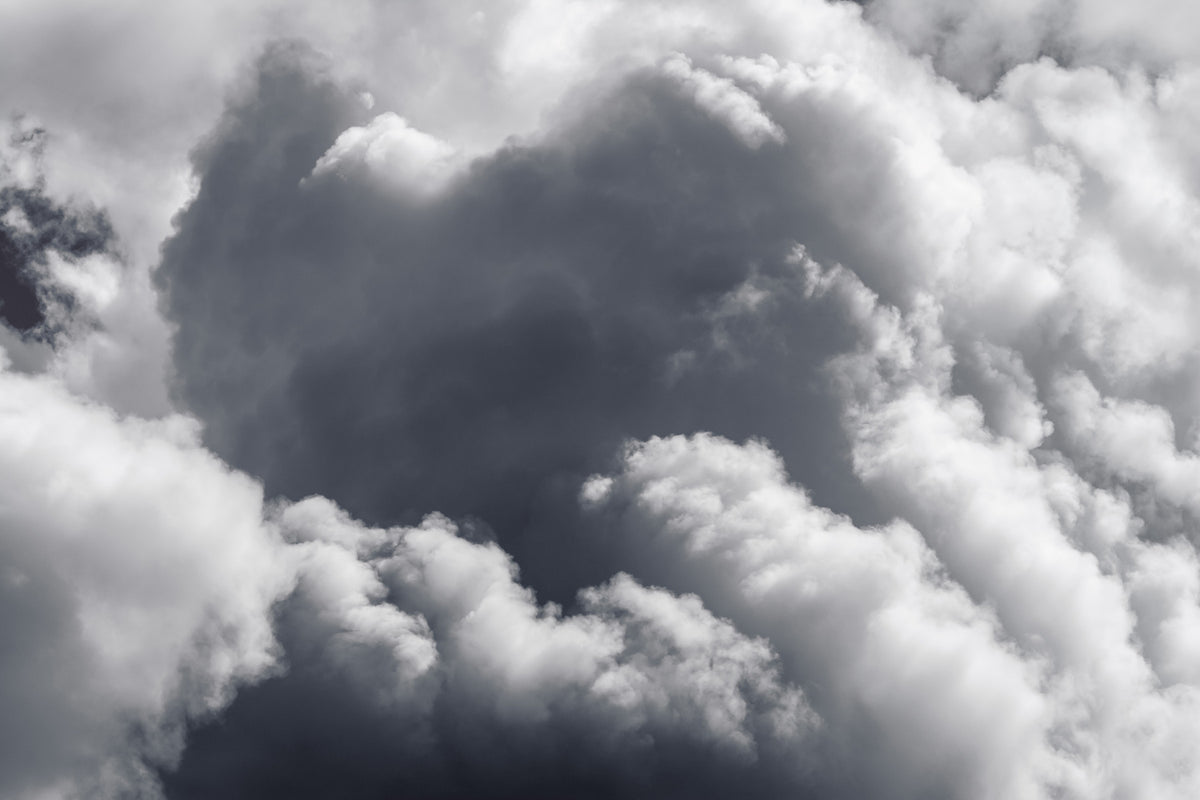Clouds #5 Wall Mural in your room — zoomed