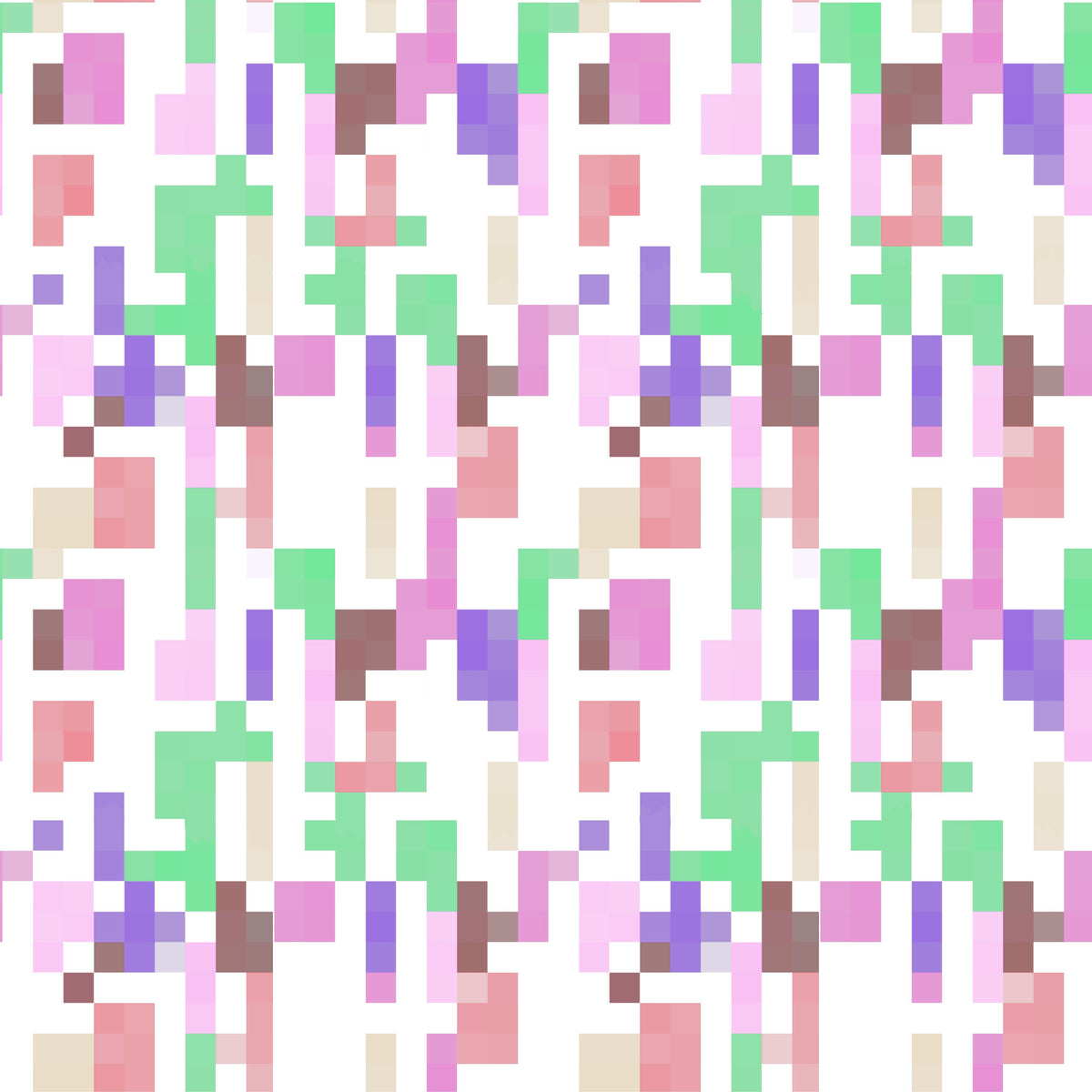Soft Pixelscape Wallpaper⁠ in your room — zoomed