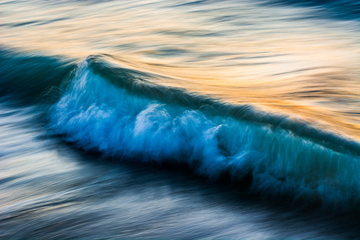 The Uniqueness of Waves XI Wall Mural in your room — zoomed