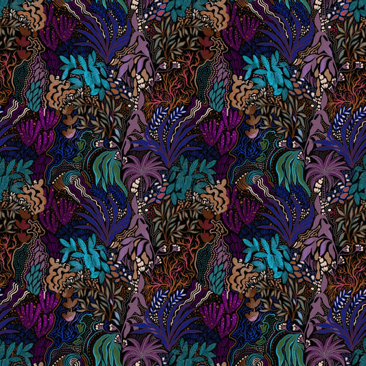 Midnight Jungle Maze Wallpaper⁠