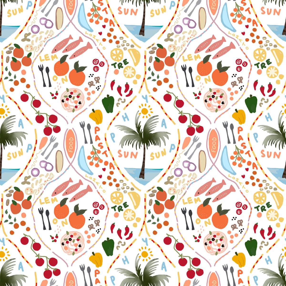 Island Feast Wallpaper⁠