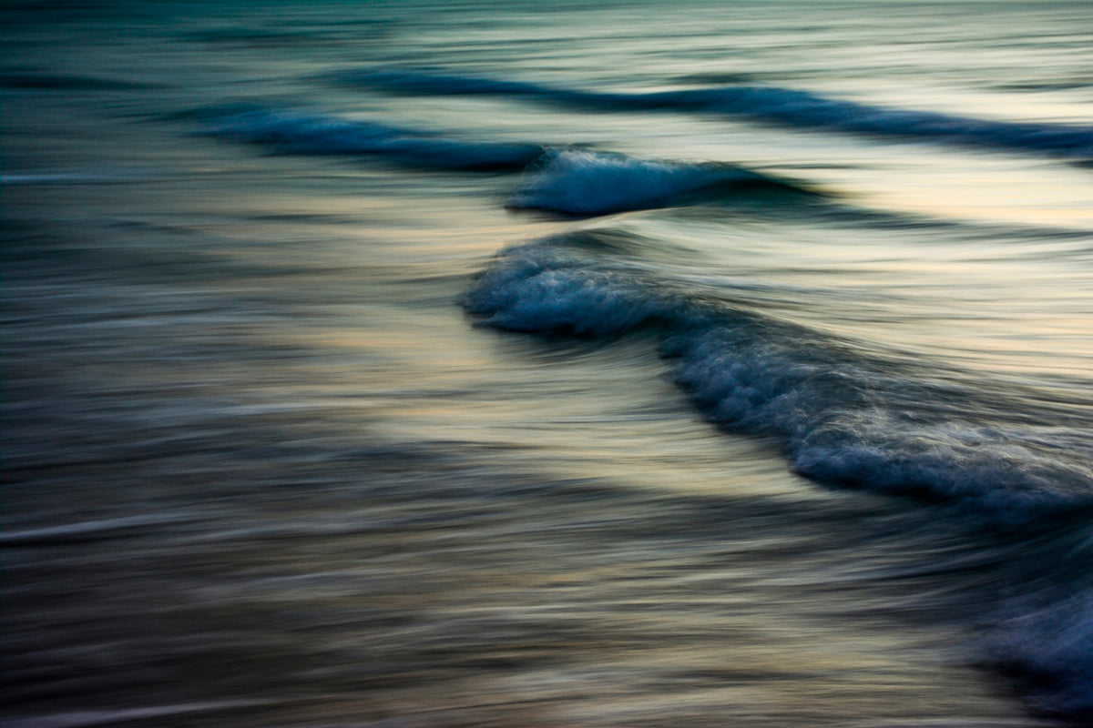 Waves I Wall Mural in your room — zoomed