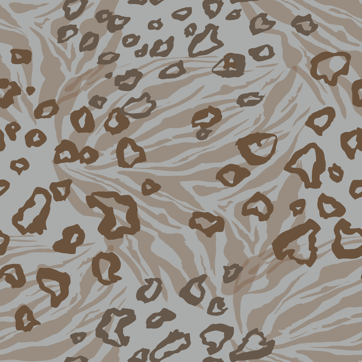 Earth Tones Animalia Wallpaper⁠