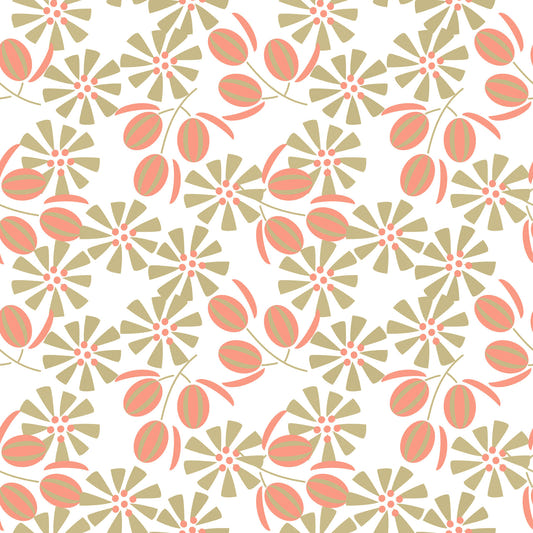 Coral Blossom Time Wallpaper⁠