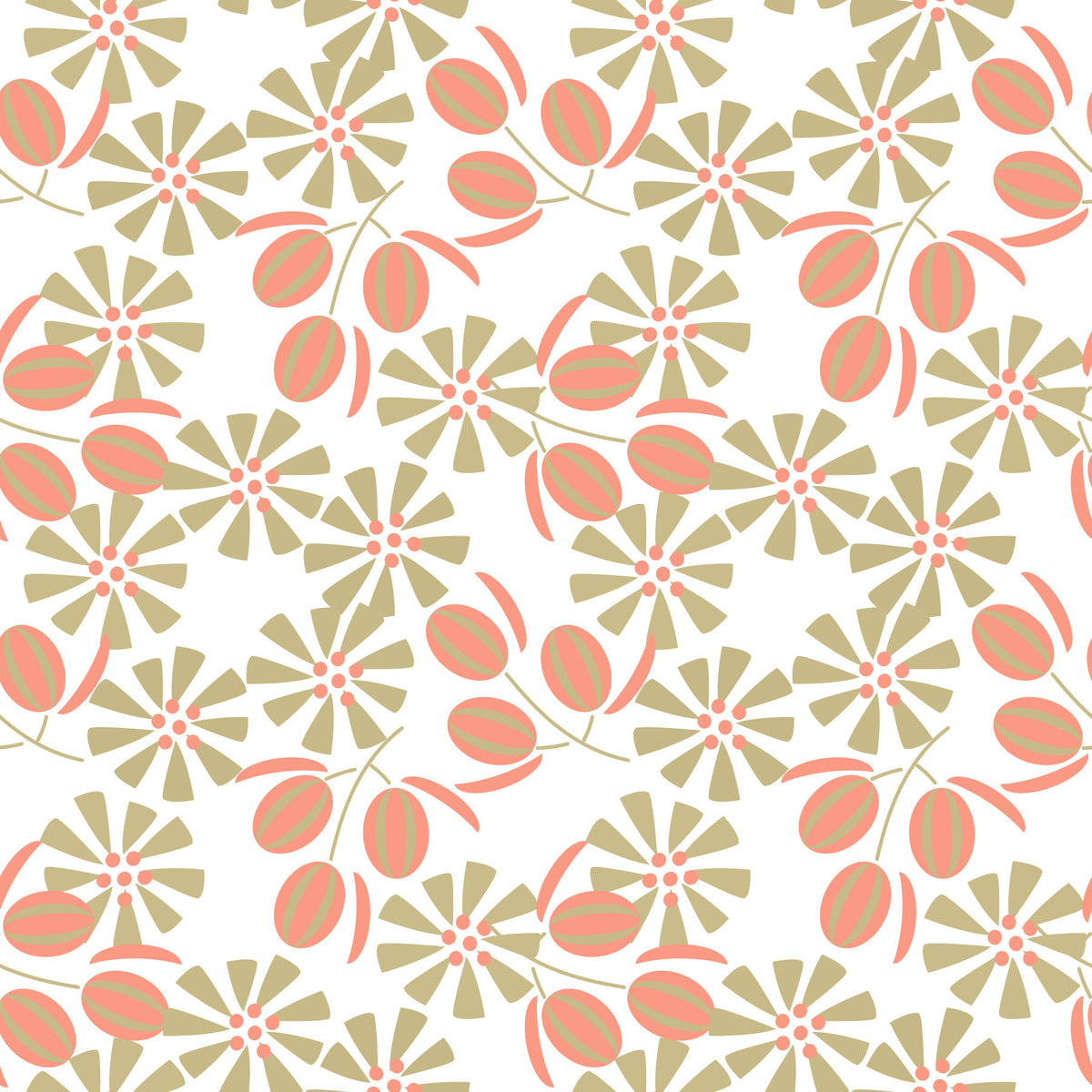 Coral Blossom Time Wallpaper⁠