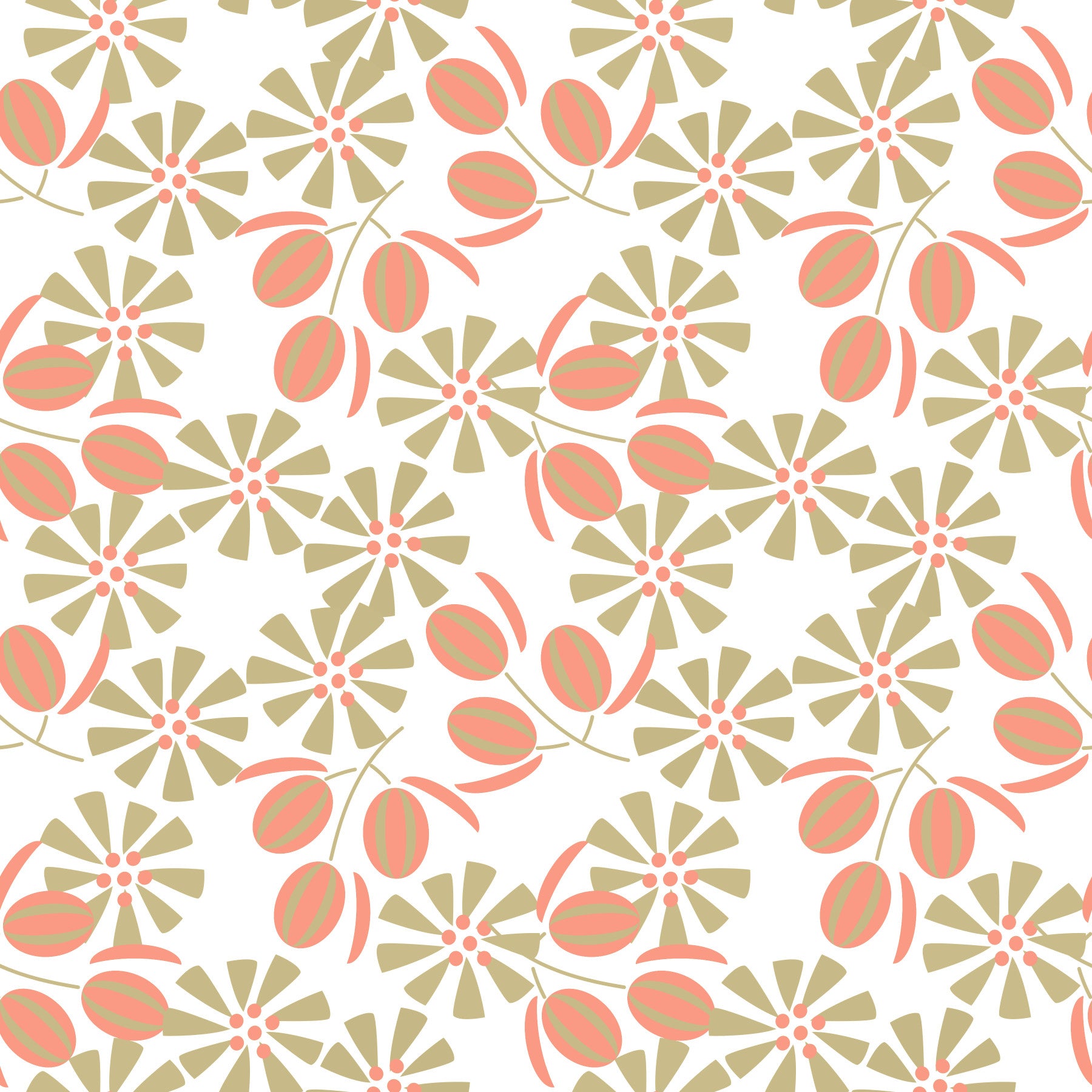 Coral Blossom Time Wallpaper⁠